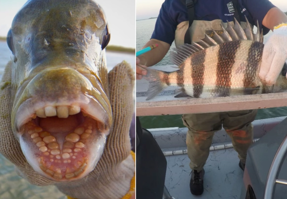 fish with human-like teeth